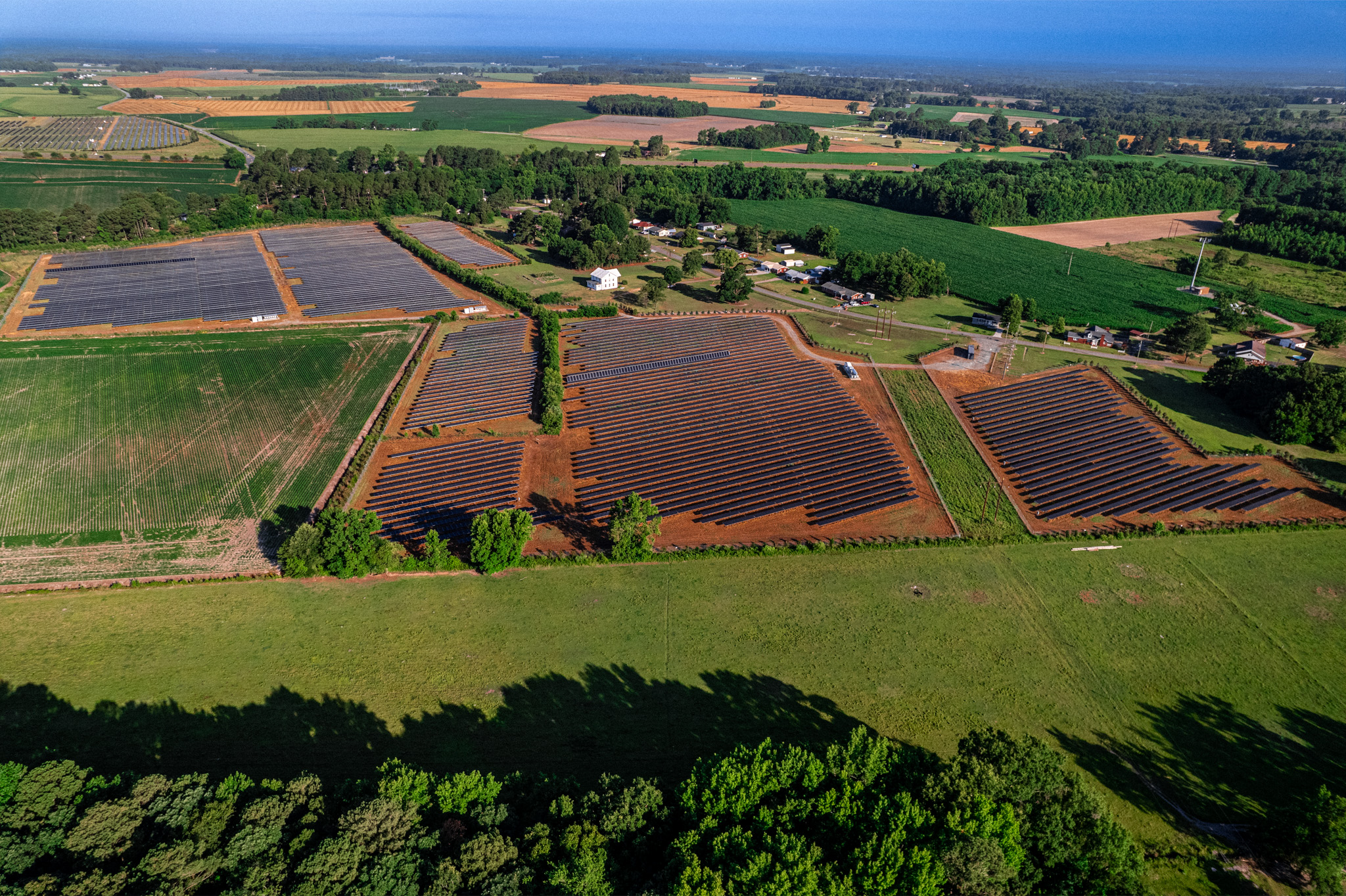 Solar Farm - Aerial Overview